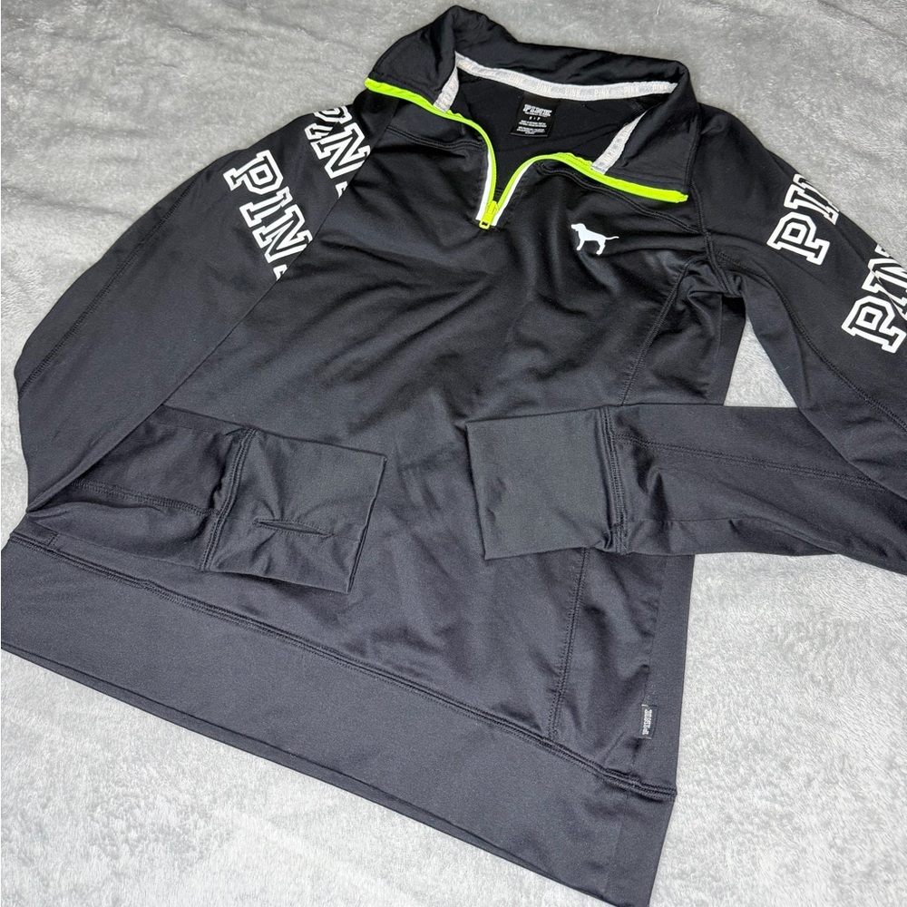 Black PINK Quarter-Zip Pullover